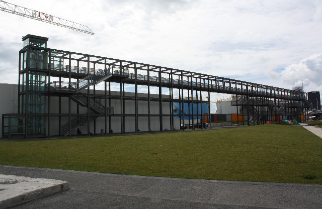 Viaduct Harbour: Kunst? Aussichtsplattform?