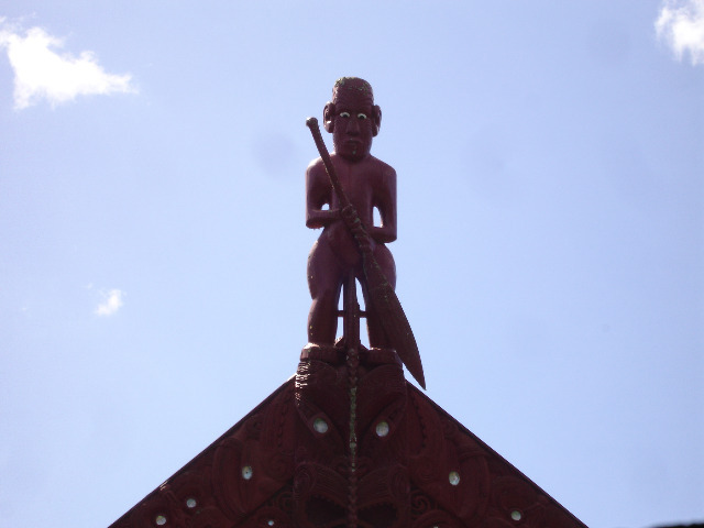 Maori Meeting House in Waitangi