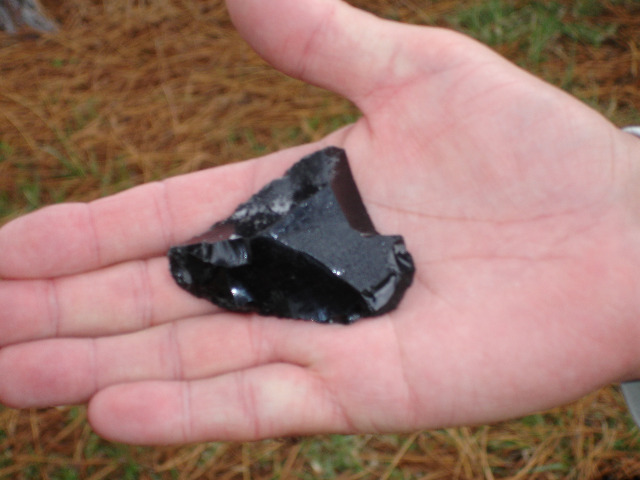 Obsidian-Klinge der Maori