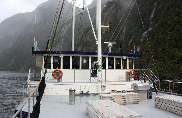 Brücke der Milford Mariner
