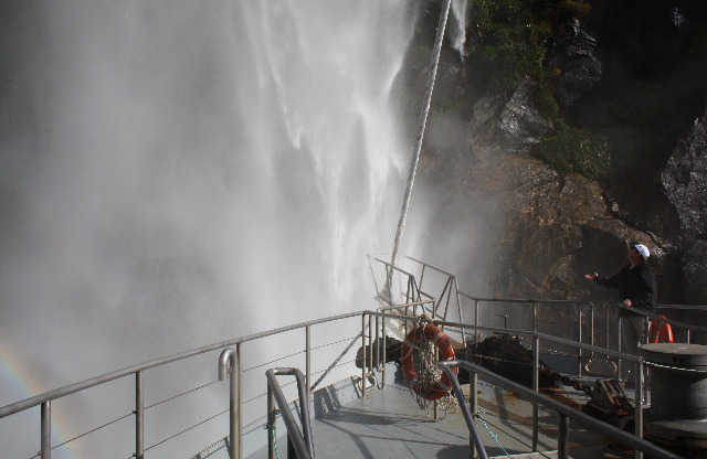 Ganz nah am Wasserfall