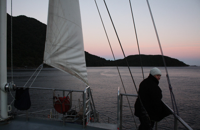 Sonnenaufgang im Milford Sound