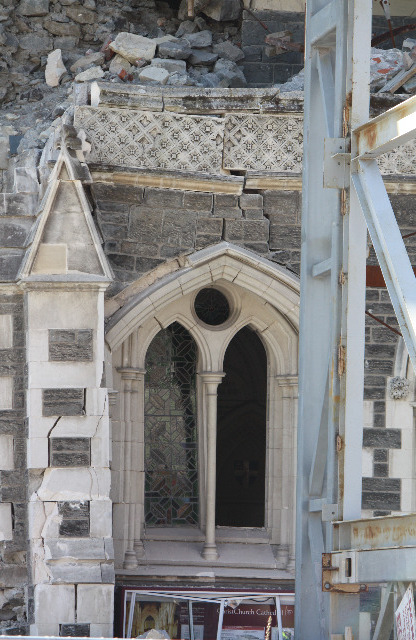 Schäden an der Kathedrale