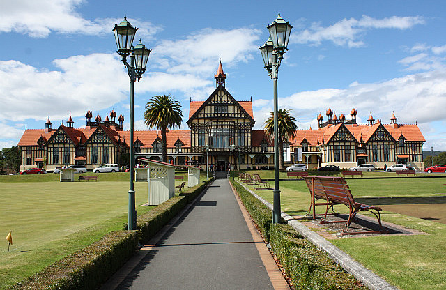 Museum von Rotorua, früher ein Badehaus