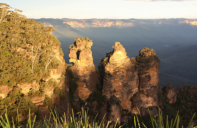 Three Sisters im Abendrot