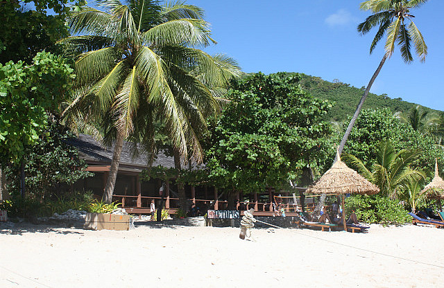 Hauptgebäude des Octopus Resort
