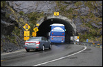 Einfahrt in den Homer Tunnel