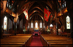 "Old St Paul's" im Innern: Richtung Altar