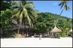 Hauptgebäude des Octopus Resort